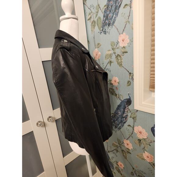 Bod & Christensen Real Leather Moto Jacket - S - Picture 2 of 6